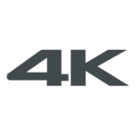 4K Logo Transparent PNG