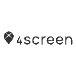 4screen Logo Transparent PNG