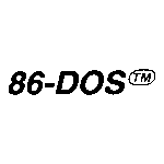 86 DOS Logo Transparent PNG