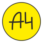 A4 Logo Transparent PNG