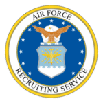 AIR FORCE RECRUITING EMBLEM Logo Transparent PNG