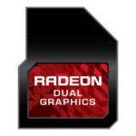 AMD Radeon Dual Graphics Modifier Logo Transparent PNG