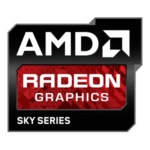 AMD Radeon Graphics Sky Series Logo Transparent PNG