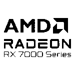 AMD Radeon RX 7000 Series Logo Transparent PNG