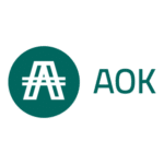 AOK Coin Logo Transparent PNG