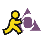 AOL Instant Messenger Logo Transparent PNG