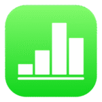 APPLE NUMBERS IOS Logo Transparent PNG