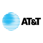 AT&T 1983 Horizontal Inverted Logo Transparent PNG