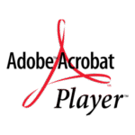 Adobe Acrobat Player Logo Transparent PNG