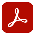 Adobe Acrobat Reader Logo Transparent PNG