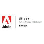 Adobe Silver Solutions Partner Logo Transparent PNG