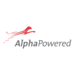 Alpha Powered Logo Transparent PNG