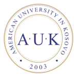 American University In Kosovo Logo Transparent PNG
