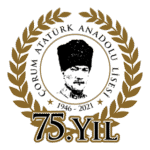 Atatürk Anadolu Lisesi 75Yil Logo Transparent PNG