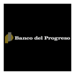 Banco Del Progreso Horizontal Fondo Negro Logo Transparent PNG