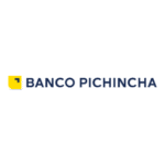 Banco Pichincha Horizontal White Background Logo Transparent PNG