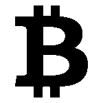 Bitcoin Black BCB Logo Transparent PNG