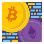 Bitcoin Flip Logo Transparent PNG