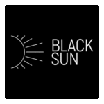 Black Sun Cloud Storage Logo Transparent PNG