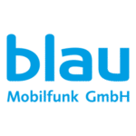 Blau Mobilfunk Logo Transparent PNG