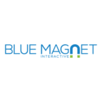 Blue Magnet Interactive Logo Transparent PNG