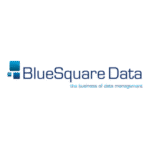 Blue Square Data Logo Transparent PNG