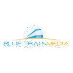 Blue Train Media Logo Transparent PNG
