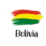 Bolivia Brush Logo Transparent PNG