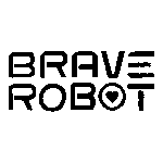 Brave Robot Logo Transparent PNG
