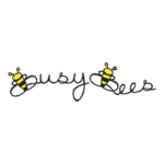Busy Bees Logo Transparent PNG
