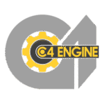 C4 Engine Logo Transparent PNG