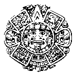 Calendario Azteca Cara Logo Transparent PNG