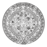 Calendario Azteca Logo Transparent PNG