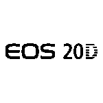 Canon EOS 20D Logo Transparent PNG
