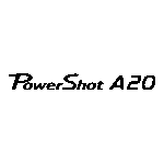 Canon Powershot A20 Logo Transparent PNG