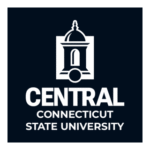 Central Connecticut State University White Logo Transparent PNG