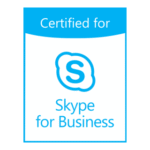 Certified For Skype For Business Logo Transparent PNG