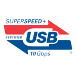 Certified Superspeed Plus Usb 10 Gbps Logo Transparent PNG