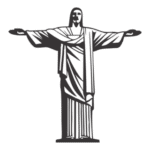 Cristo Redentor Brasil Logo Transparent PNG