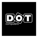 DOT Computers BW Logo Transparent PNG