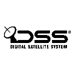 DSS DIGITAL SATELLITE SYSTEM Logo Transparent PNG