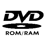 DVD ROMRAM Logo Transparent PNG