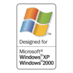 Designed For Microsoft Windows XP Logo Transparent PNG