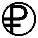 Digital Ruble Logo Transparent PNG