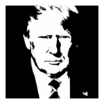 Donald Trump Silhouette Logo Transparent PNG