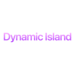 Dynamic Island Logo Transparent PNG
