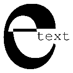 E Text Logo Transparent PNG