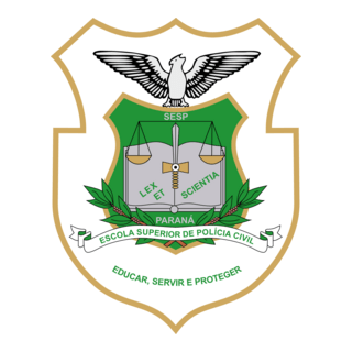 ESCOLA SUPERIOR DE POLICIA CIVIL PARANA BRASÃO