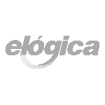 Elógica Cinza Logo Transparent PNG