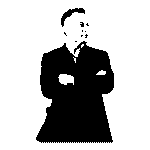 Elon Musk Silhouette Logo Transparent PNG